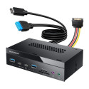 "GRAUGEAR Multi Frontblende 8-Fach + Kartenleser USB.SD.Micro"