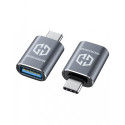 "GRAUGEAR USB 3.2 Gen2 Adapter Type-A zu Type-C Stecker 2 Stk"
