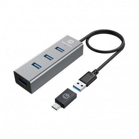 "GRAUGEAR USB-HUB 4x USB 3.0 Ports Type-A retail"