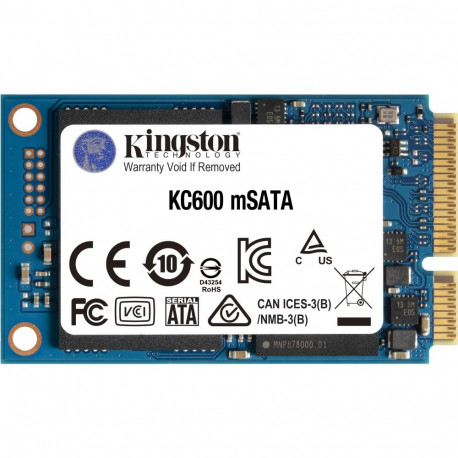 "512GB Kingston 1.8"" (4.6cm) mSATA KC600 retail"
