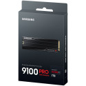 "M.2. SAMSUNG 9100 PRO Heatsink NVMe 1TB PCIe 5.0 14.700 MB/s Lesen 13.300 MB/s Schreiben Interne SS