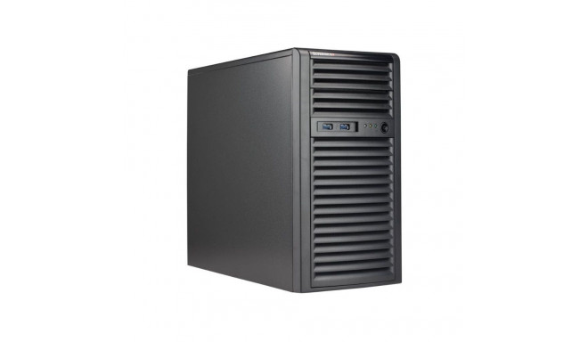 "Server SuperMicro Mid-Tower 4x3.5"" fixed drive 600W Redundant"