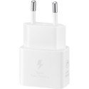 "Samsung Galaxy Power Adapter USB Type C 25W 1m White"