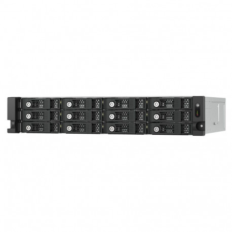 "QNAP TL-R1200PES-RP 12-bay 2U rackmount PCIe interface SATA JBOD expansion enclosure 6,35/8,89cm 2,
