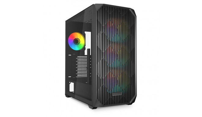 "Sharkoon AK3 RGB ATX 1xGlas Black"