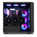 "Sharkoon Rebel C80M RGB ATX 1xMetall Black"