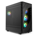 "Sharkoon Rebel C80M RGB ATX 1xMetall Black"