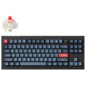 "Keychron V3 Max (schwarz/blaugrau. DE-Layout. Gateron Jupiter Red. Hot-Swap. RGB)"