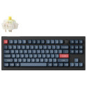 "Keychron V3 Max (schwarz/blaugrau. DE-Layout. Gateron Jupiter Banana. Hot-Swap. RGB)"