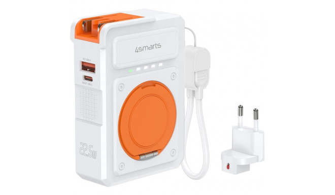 "4smarts 6in1 Hybrid Charger. Wireless Powerbank"