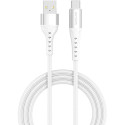 "4smarts USB-A auf USB-C Kabel PrimeCord 18W 1.5m. weiss"
