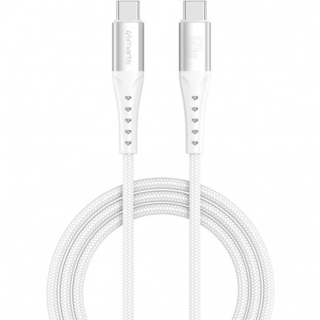 "4smarts USB-C Kabel PrimeCord 60W 1.5m. wei"