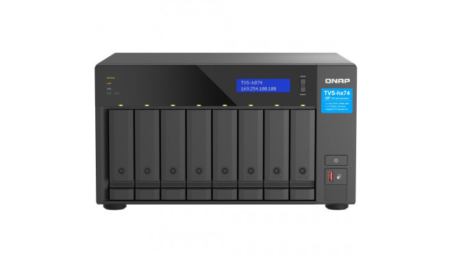 "QNAP TVS-H874-I5-32G 8-bay QuTS hero NAS Intel Core i5-12400 6-core/12-thread up to 4.6GHz 32GB SO-