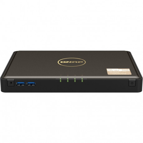 "QNAP TBS-464-8G Intel Celeron N5105/N5095 quad-core 1.5GHz processor burst up to 2.9GHz 8GB DDR4 RA