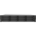 "QNAP 12-Bay-Rackmontage-NAS AMD Ryzen V1000 Serie V1500B 4C/8T 2,2GHz 8GB DDR4-RAM 2x2,5 GbE LAN op