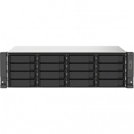 "QNAP 16-Bay-Rackmount-NAS AMD Ryzen V1000-Serie V1500B 4C/8T 2,2GHz 16GB DDR4-RAM 2x2,5 GbE LAN opt