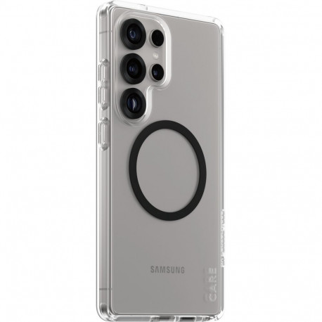 "CARE Flagship Case Clear/Black QI Compatible Galaxy S25 Ultra"