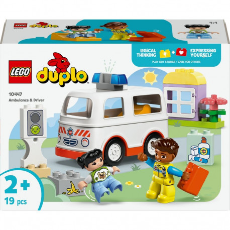 "LEGO 10447 DUPLO Town Rettungswagen mit Fahrer"