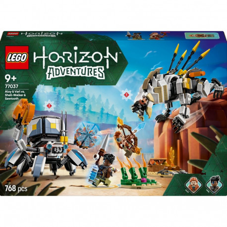 "LEGO 77037 Horizon Adventures Aloy und Varl vs. Panzerwanderer und Sgezahn"