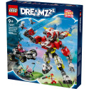 "LEGO 71497 DREAMZzz Coopers Tiger-Mech und Zero's Hot Rod Auto"