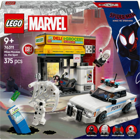"LEGO 76311 Marvel Super Heroes Spider-Verse: Miles Morales vs Spot"