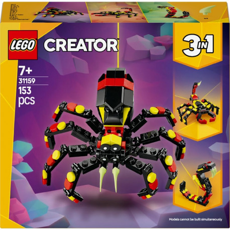 "LEGO 31159 Creator 3-in-1 Wilde Tiere: berraschungsspinne"