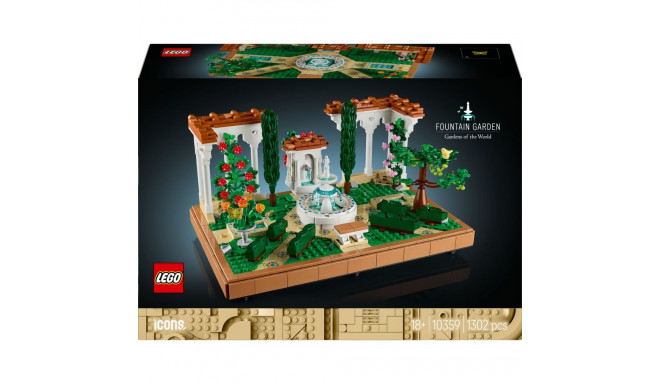 "LEGO 10359 Icons Springbrunnengarten"