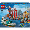"LEGO 60422 City Hafen mit Frachtschiff"