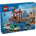 "LEGO 60422 City Hafen mit Frachtschiff"