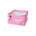 "140mm Thermaltake CT140 EX ARGB Sync PC Cooling Fan Pink 3 Pack"