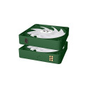 "140mm Thermaltake CT140 EX ARGB Sync PC Cooling Fan Racing Green 3 Pack"