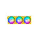 "120mm Thermaltake CT120 EX ARGB Sync PC Cooling Fan Bumblebee 3 Pack"