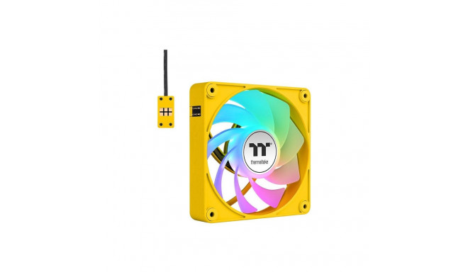 "140mm Thermaltake CT140 EX Reverse ARGB Sync PC Cooling Fan Bumblebee 3 Pack"