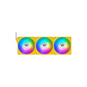 "120mm Thermaltake CT120 EX Reverse ARGB Sync PC Cooling Fan Bumblebee 3 Pack"