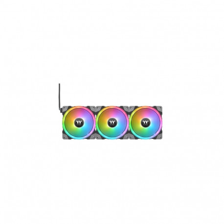"120mm Thermaltake SWAFAN EX12 RGB PC Cooling Fan TT Premium Edition 3 Pack"