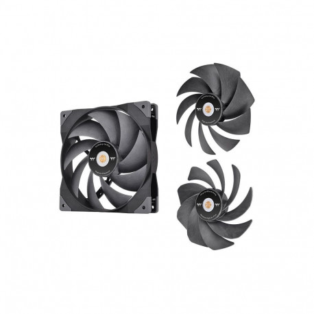 "140mm Thermaltake GT14 PC Cooling Fan TT Premium Edition Black - 1 Pack"