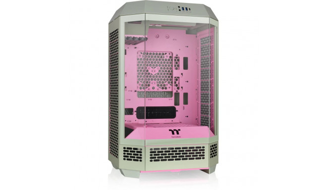 "Micro Thermaltake The Tower 300 TG Matcha Plum"