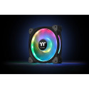 "120mm Thermaltake Riing Duo 12 RGB Radiator Fan 3 Pack Black"