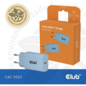 "Club3D Lifestyle Ladegerät USB-C 30Watt. 2Stk blau retail"