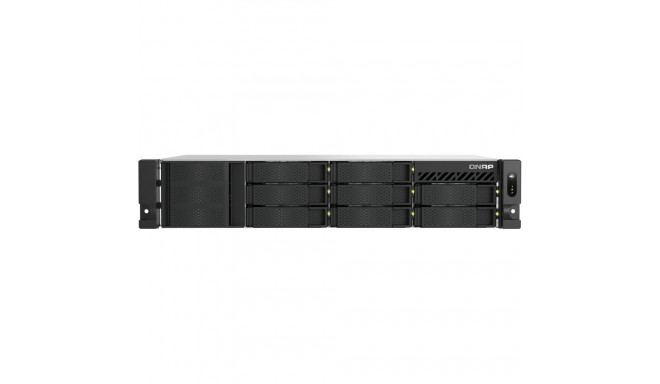 "QNAP TS-855eU-8G 8-bay short depth rackmount NAS Intel Atom C5125 8C 2.8GHz 8GB RAM 2x2.5GbE 2xM.2