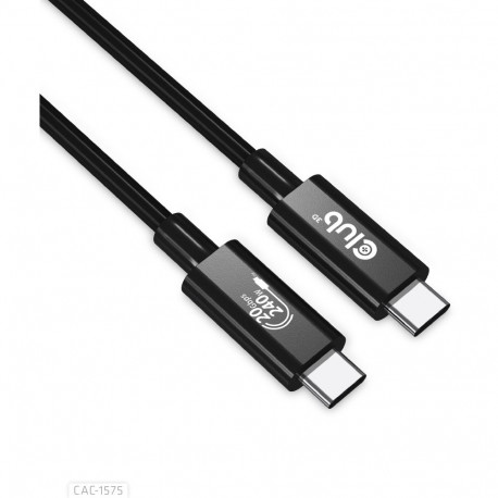 "Club3D Kabel USB 4 Typ C PD 240W / 4K / 20Gbps 2m St/St"