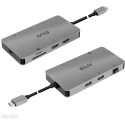"Club3D USB-C 8in1-HUB >2xHDMI/2xUSB/USB-C/LAN 4K60Hz PD100W"