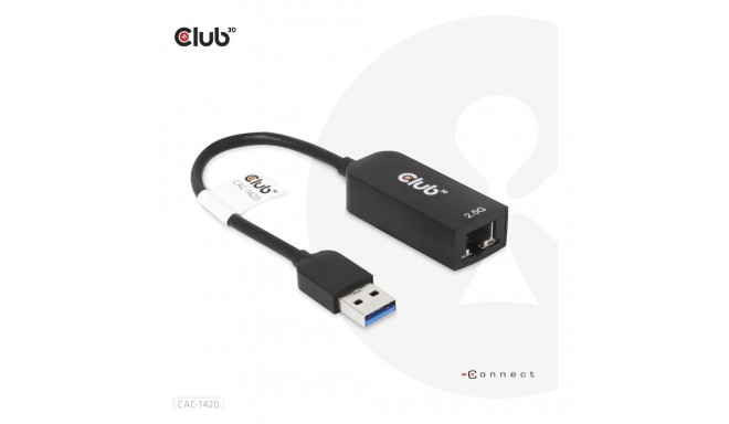 "Club3D Adapter USB 3.2 Typ A > RJ45 2.5Gb"