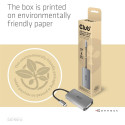 "Club3D Adapter USB 3.2 Typ C > DVI-D HDCP Off aktiv St/Bu"