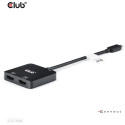 "Club3D MST-Hub USB 3.2 Typ C > 2x HDMI 4K60Hz +100W PD St/Bu retail"