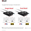 "Club3D Adapter USB Typ C/A > HDMI / VGA St/Bu"