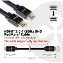 "Club3D HDMI-Kabel A -> A 2.0 RedMere 4K60Hz UHD 10 Meter retail"