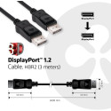 "Club3D DisplayPort-Kabel 1.2 HBR2 21.6Gb/s 3m 4K60Hz St/St retail"