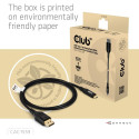 "Club3D Kabel USB Typ C  DP 2.1 1m 10K60Hz St/St"