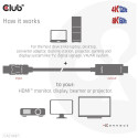 "Club3D Kabel DisplayPort 1.4 > HDMI HDR 8K60Hz aktiv 3m retail" "Club3D Kabel DisplayPort 1.4 > HDMI HDR 8K60Hz aktiv 3m retail"